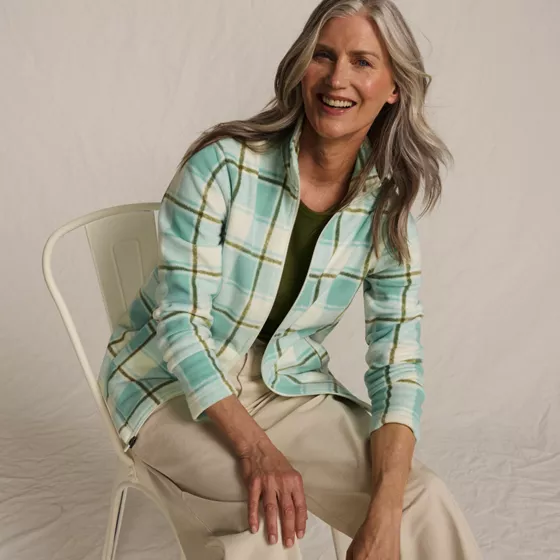 Women's Anyweather Fleece Full Zip Print Jacket - primary