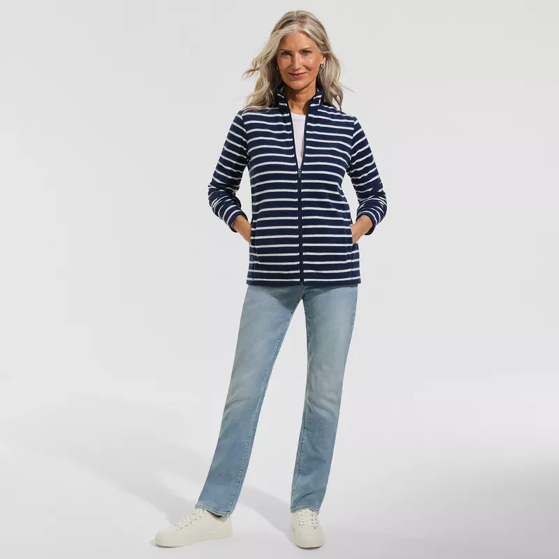 Women's Anyweather Fleece Full Zip Print Jacket, alternative image