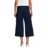 Women's Denim Mid Rise Wide Leg Culotte Jeans, Back