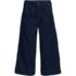 Women's Denim Mid Rise Wide Leg Culotte Jeans, Front
