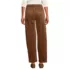 Women's Corduroy High Rise Barrel Leg Ankle Pants, Back