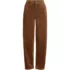 Women's Corduroy High Rise Barrel Leg Ankle Pants, Front