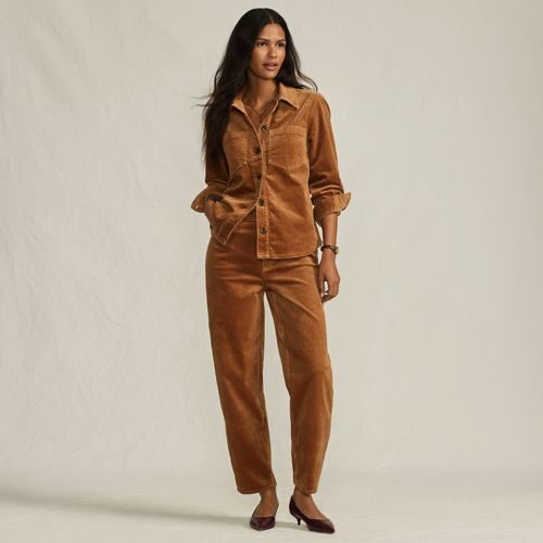 Women's Linen High Rise Pleated Barrel Leg Pants