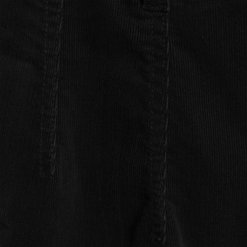 Women's Corduroy High Rise Wide Leg Top Stitch Trousers, alternative image