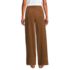 Women's Corduroy High Rise Wide Leg Top Stitch Trousers, Back