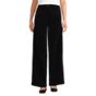 Women's Corduroy High Rise Wide Leg Top Stitch Trousers