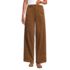 Women's Corduroy High Rise Wide Leg Top Stitch Trousers, Front
