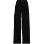 Women's Corduroy High Rise Wide Leg Top Stitch Trousers