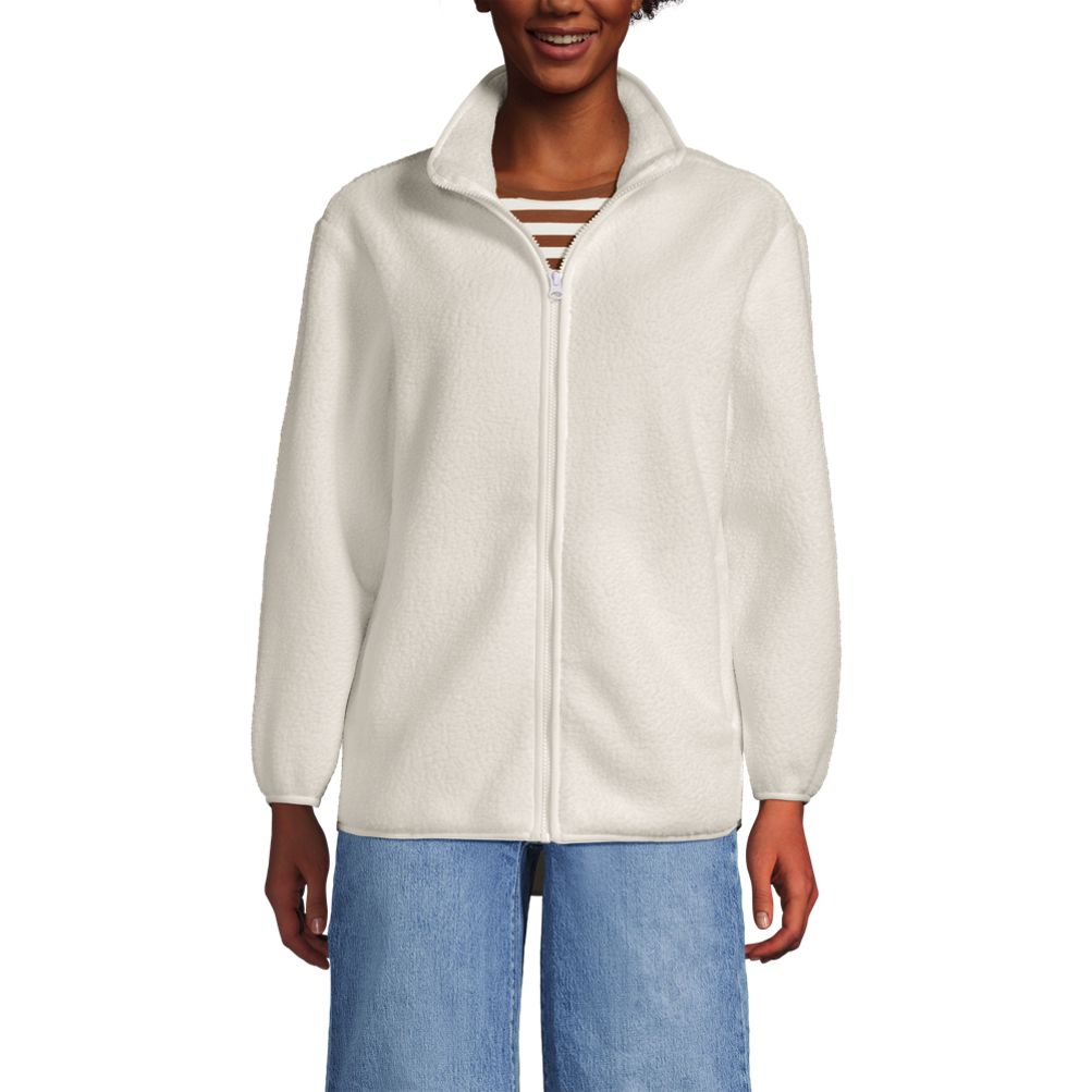 landsend フリースジャケット Women's Cozy Sherpa Full Zip Fleece Jacket | Lands' End