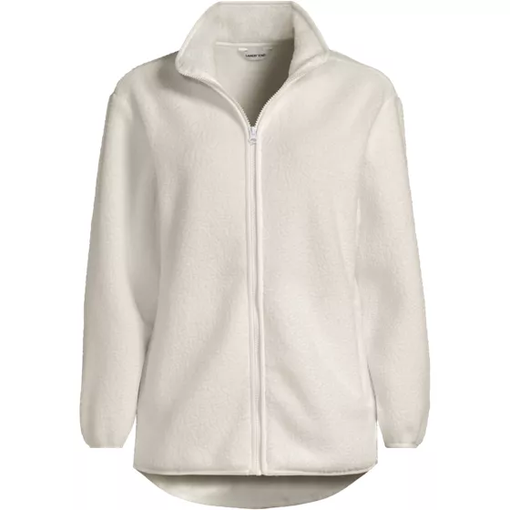Women's Petite Cozy Sherpa Full Zip Fleece Jacket - primary