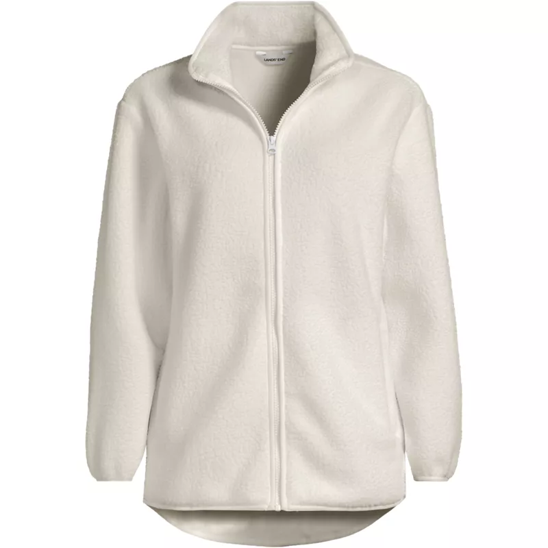 Women's Cozy Sherpa Full Zip Fleece Jacket, Front