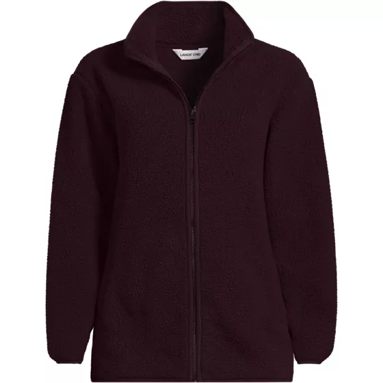 Women's Cozy Sherpa Full Zip Fleece Jacket - primary