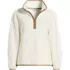 Women's Half Zip Cozy Sherpa Fleece Pullover, Front