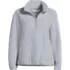 Women's Petite Half Zip Cozy Sherpa Fleece Pullover, Front