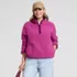 Women's Half Zip Cozy Sherpa Fleece Pullover, alternative image