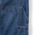 Women's Petite Soft Denim High Rise Rail Straight Leg Utility Jeans, alternative image