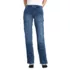Women's Soft Denim High Rise Rail Straight Leg Utility Jeans, Front