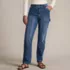Women's Soft Denim High Rise Rail Straight Leg Utility Jeans, Front