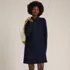 Women's Soft Denim Popover Long Sleeve Shirt Dress, alternative image