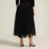 Women's Tulle Midi Skirt, Back
