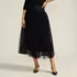 Women's Tulle Midi Skirt, Front