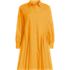 Women's Embroidered Poplin Button Front Dress with Godets, alternative image