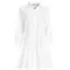 Women's Plus Size Embroidered Poplin Button Front Dress with Godets, alternative image