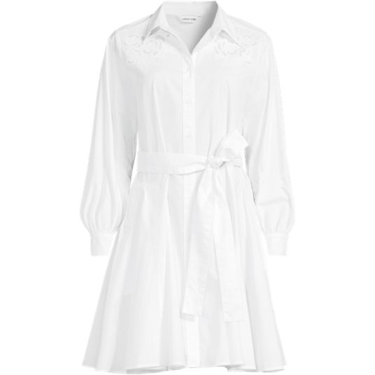 plus size white shirt dress Landon Long Sleeve The dress is also versatile Womens Plus Size White Casual