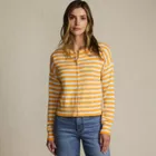 Women's Cropped Fine Gauge Crew Neck Cardigan Sweater