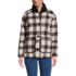 Women's Sherpa Fleece Reversible Mixed Media Long Jacket, Front