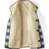 Women's Sherpa Fleece Reversible Mixed Media Long Jacket, alternative image