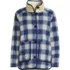 Women's Sherpa Fleece Reversible Mixed Media Long Jacket, Front