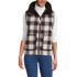 Women's Sherpa Fleece Reversible Mixed Media Vest, Front
