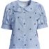 Women's Easy Care Puff Sleeve Statement Collar Shirt, Front