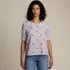 Women's Carefree Cotton Puff Sleeve Statement Collar Shirt, Front
