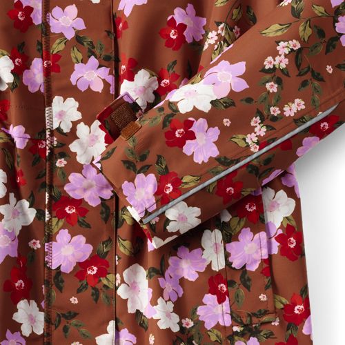 Women's Squall Hooded Waterproof Print Raincoat, alternative image