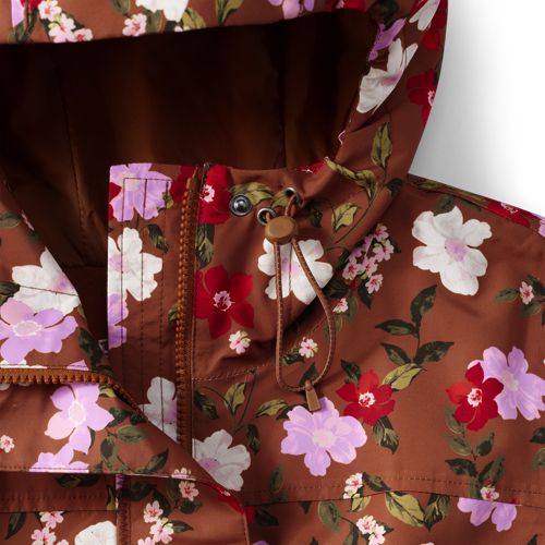 Women's Squall Hooded Waterproof Print Raincoat, alternative image