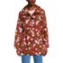 Women's Squall Hooded Waterproof Print Raincoat, Front