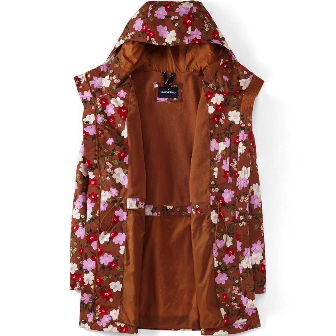 Women's Squall Hooded Waterproof Print Raincoat