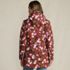 Women's Squall Hooded Waterproof Print Raincoat, Back