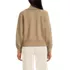 Women's Drifter Large Collar Zip Front Cardigan Sweater, Back
