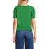 Women's Fine Gauge Cotton Jacquard Scoop Neck Sweater, Back