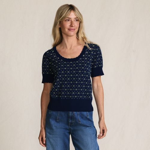 Women's Boucle Funnel Neck All Over Cable Sweater