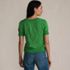 Women's Fine Gauge Cotton Jacquard Scoop Neck Sweater, Back