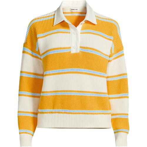 Women's Drifter Rugby with Woven Collar Sweater - image 5