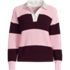 Women's Drifter Rugby with Woven Collar Sweater, Front