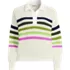 Women's Drifter Rugby with Woven Collar Sweater, Front