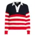 Women's Drifter Rugby with Woven Collar Sweater, Front