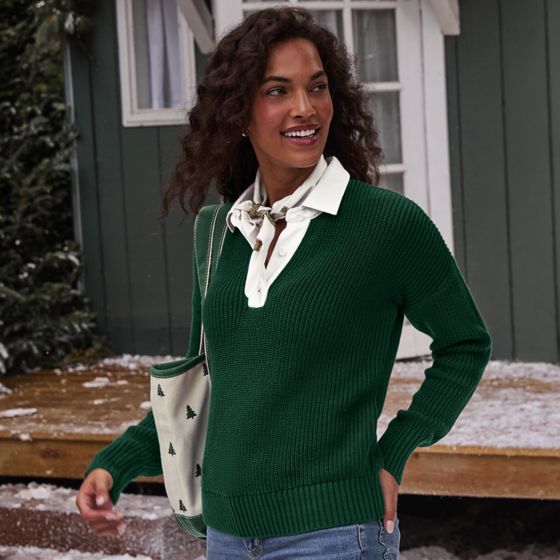 Women's Cotton Sweaters | Lands' End