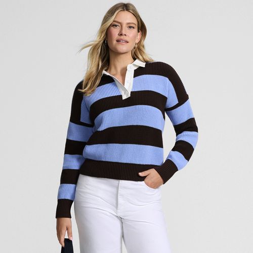 Rich Coffee/Blue Sky Stripe
